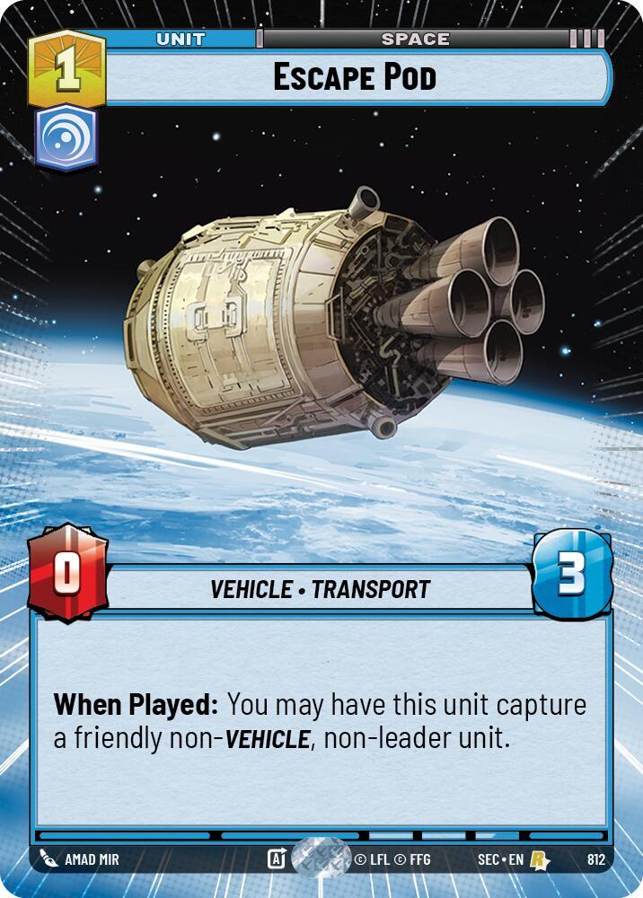 Escape Pod (Hyperspace Foil) [Secrets of Power] 812