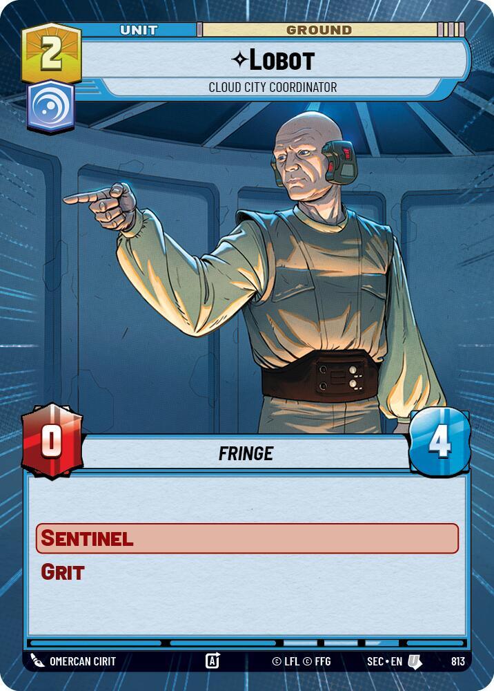Lobot - Cloud City Coordinator (Hyperspace Foil) [Secrets of Power] 813