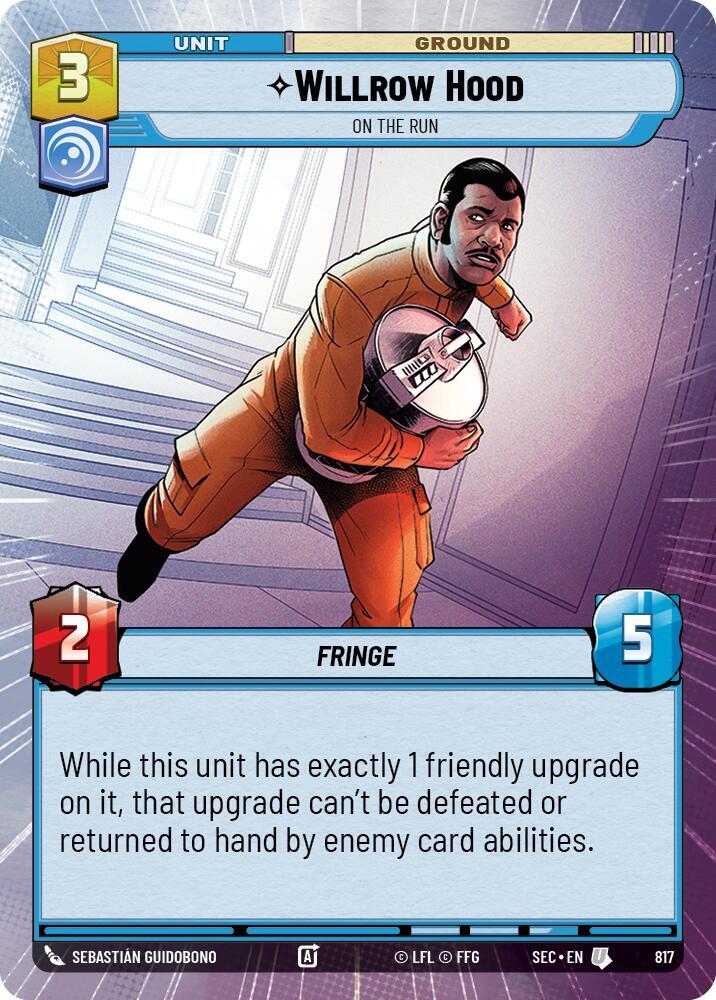 Willrow Hood - On the Run (Hyperspace Foil) [Secrets of Power] 817