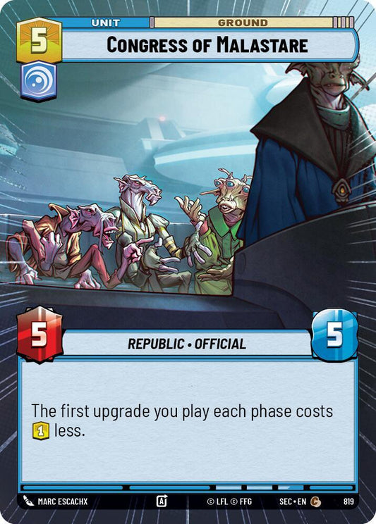 Congress of Malastare (Hyperspace Foil) [Secrets of Power] 819