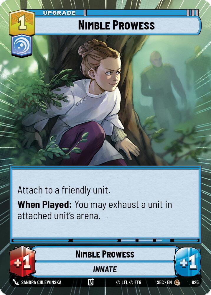 Nimble Prowess (Hyperspace Foil) [Secrets of Power] 825