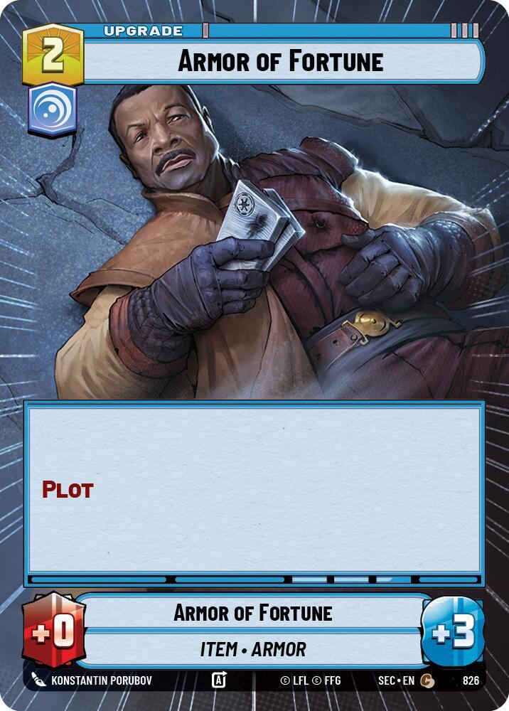 Armor of Fortune (Hyperspace Foil) [Secrets of Power] 826