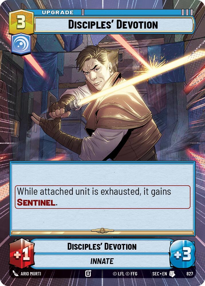 Disciples' Devotion (Hyperspace Foil) [Secrets of Power] 827