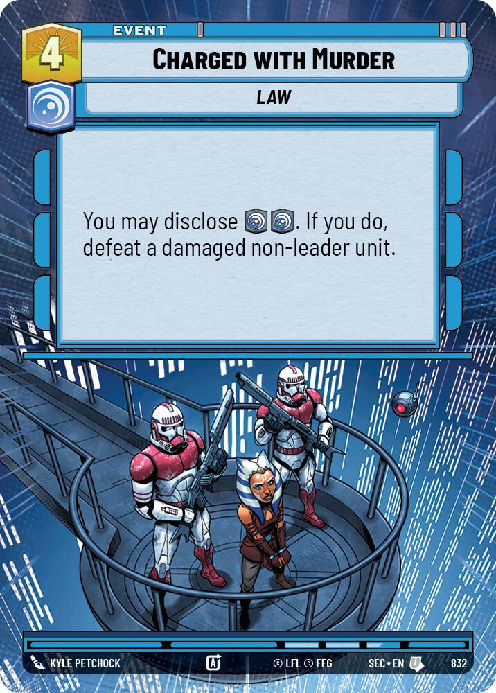 Charged with Murder (Hyperspace Foil) [Secrets of Power] 832