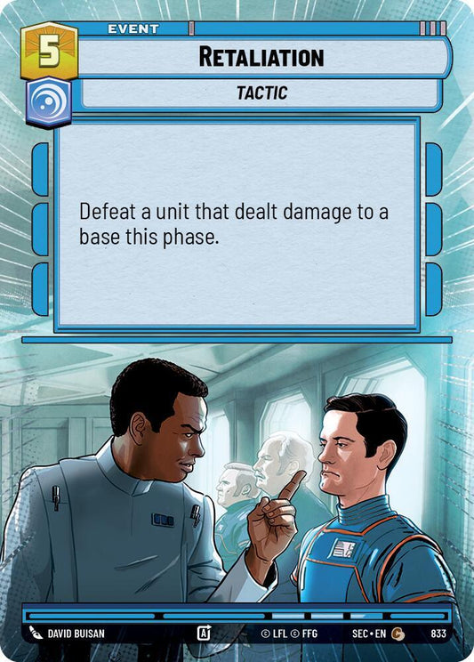 Retaliation (Hyperspace Foil) [Secrets of Power] 833