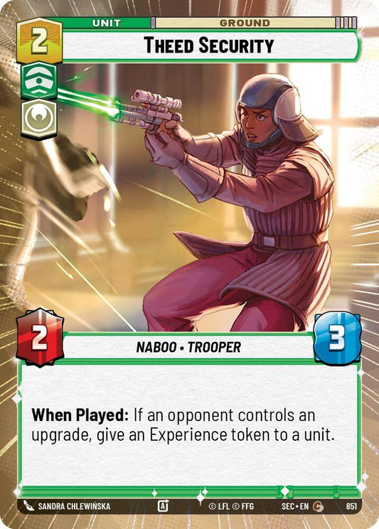 Theed Security (Hyperspace Foil) [Secrets of Power] 851