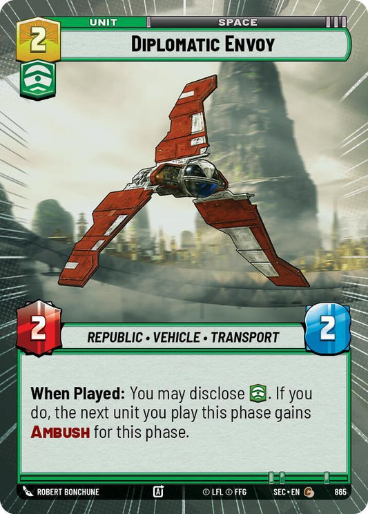 Diplomatic Envoy (Hyperspace Foil) [Secrets of Power] 865