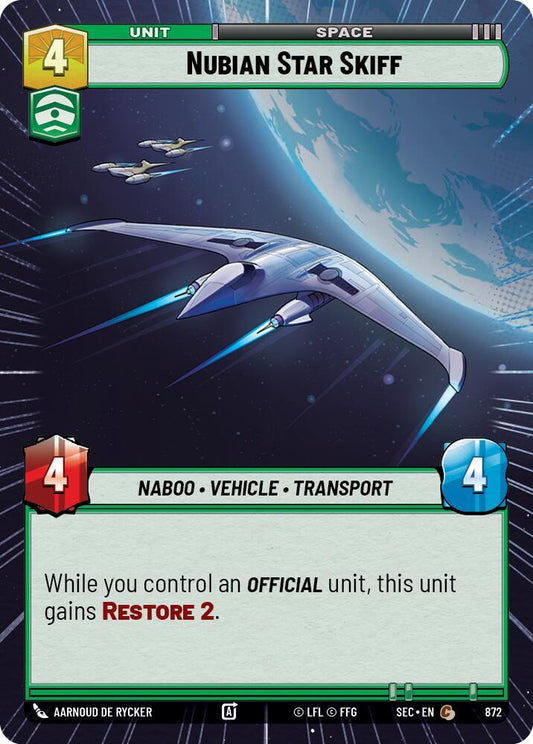 Nubian Star Skiff (Hyperspace Foil) [Secrets of Power] 872