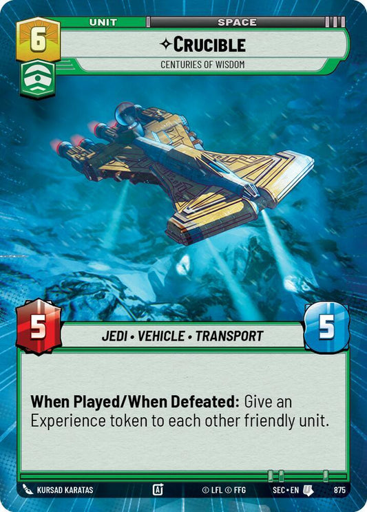 Crucible - Centuries of Wisdom (Hyperspace Foil) [Secrets of Power] 875