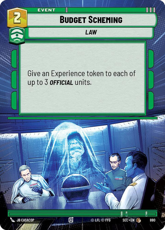 Budget Scheming (Hyperspace Foil) [Secrets of Power] 880