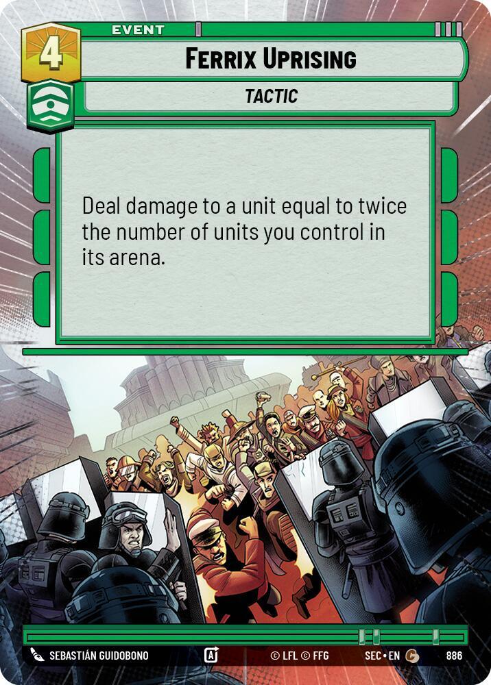 Ferrix Uprising (Hyperspace Foil) [Secrets of Power] 886