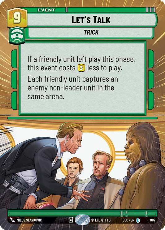 Let's Talk (Hyperspace Foil) [Secrets of Power] 887