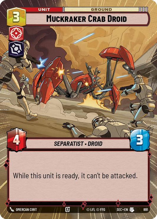 Muckraker Crab Droid (Hyperspace Foil) [Secrets of Power] 891