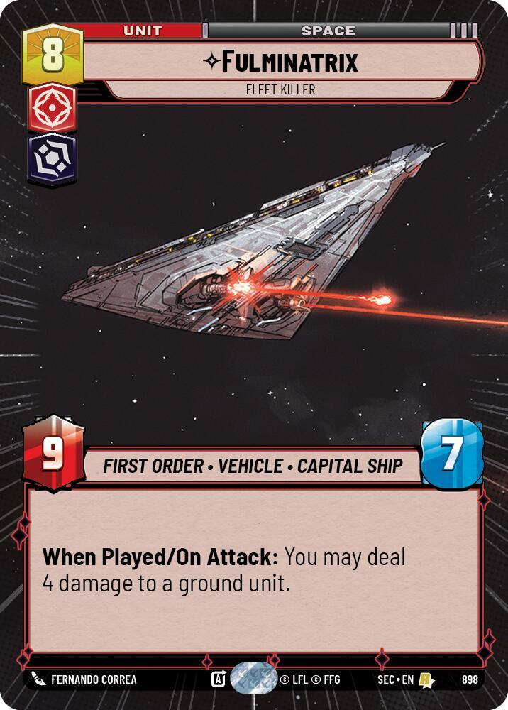 Fulminatrix - Fleet Killer (Hyperspace Foil) [Secrets of Power] 898