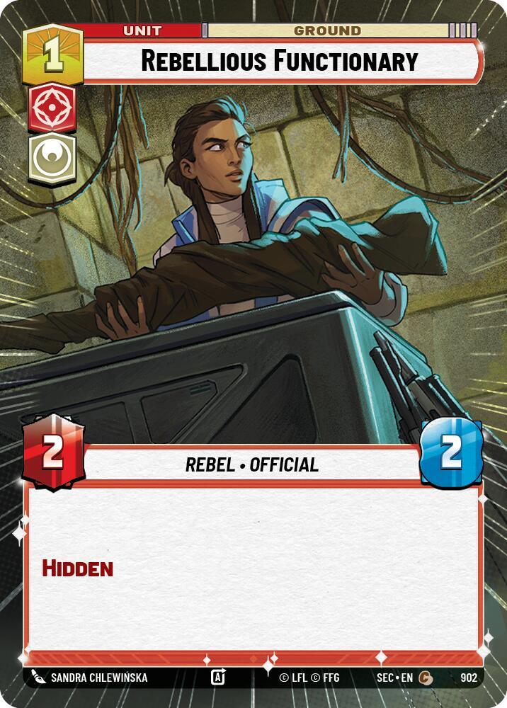 Rebellious Functionary (Hyperspace Foil) [Secrets of Power] 902