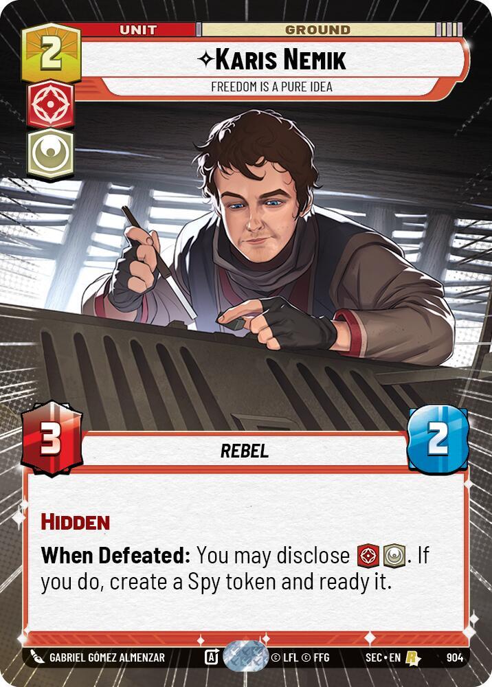 Karis Nemik - Freedom is a Pure Idea (Hyperspace Foil) [Secrets of Power] 904