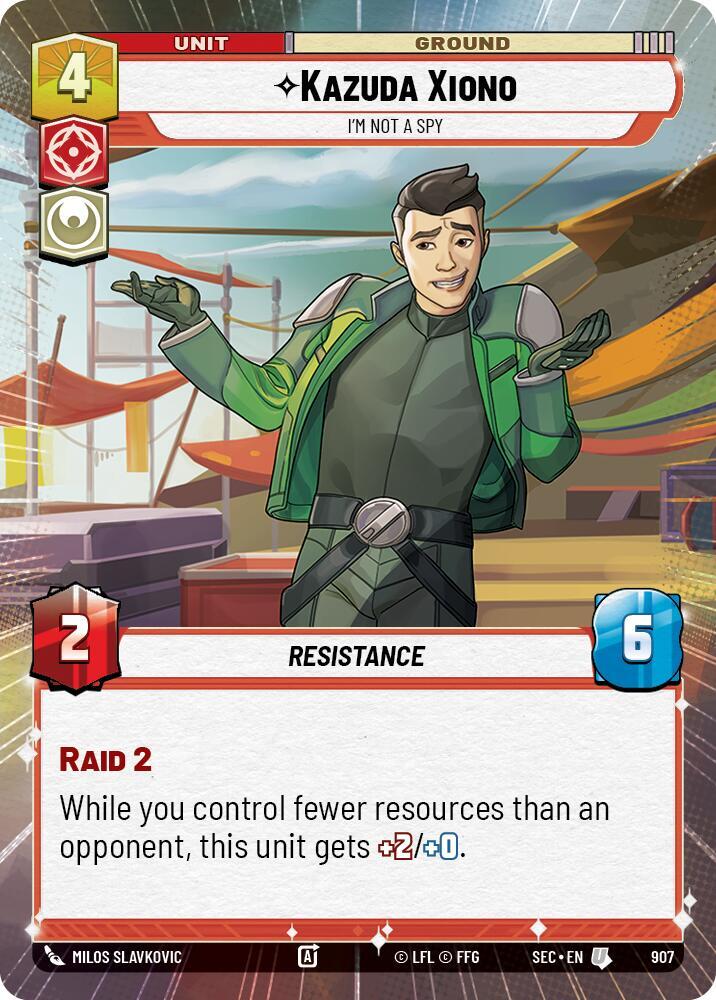 Kazuda Xiono - I'm Not A Spy (Hyperspace Foil) [Secrets of Power] 907