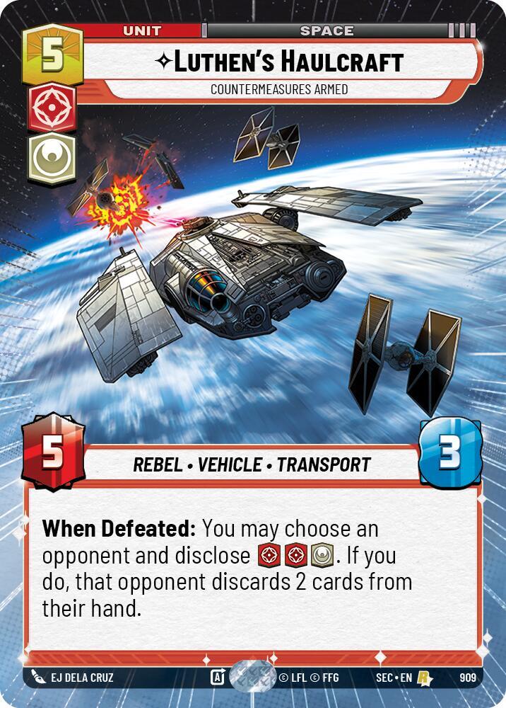 Luthen's Haulcraft - Countermeasures Armed (Hyperspace Foil) [Secrets of Power] 909