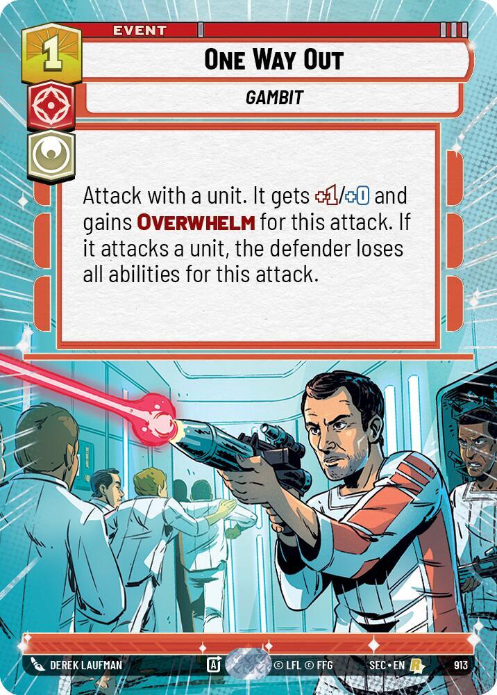 One Way Out (Hyperspace Foil) [Secrets of Power] 913