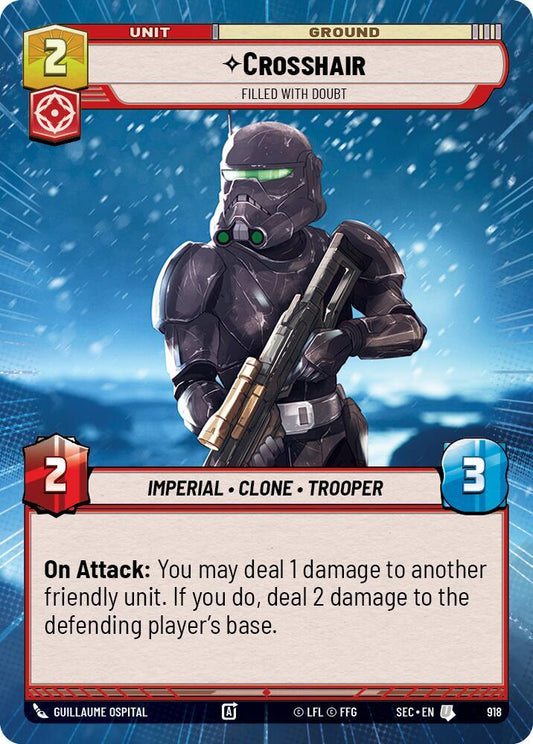 Crosshair - Filled With Doubt (Hyperspace Foil) [Secrets of Power] 918