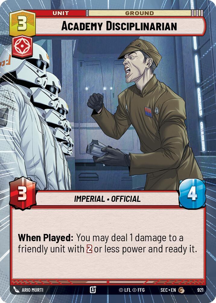 Academy Disciplinarian (Hyperspace Foil) [Secrets of Power] 921