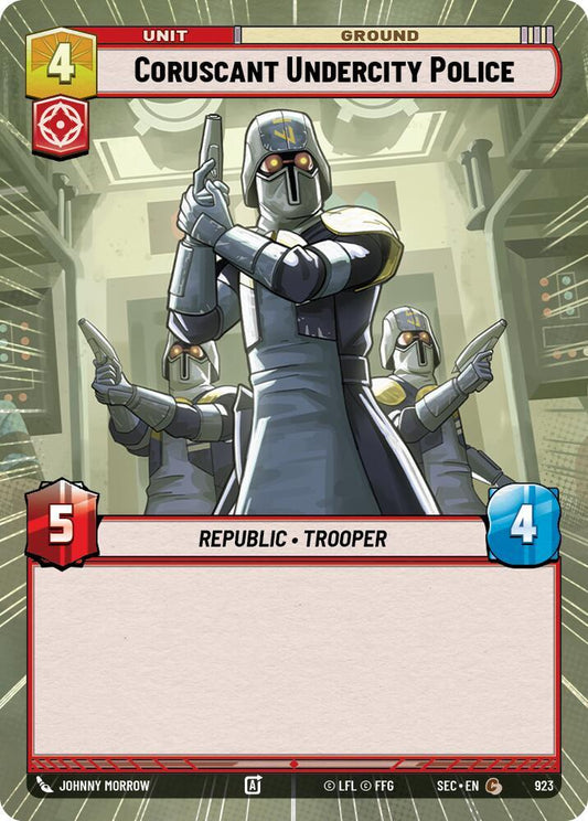 Coruscant Undercity Police (Hyperspace Foil) [Secrets of Power] 923