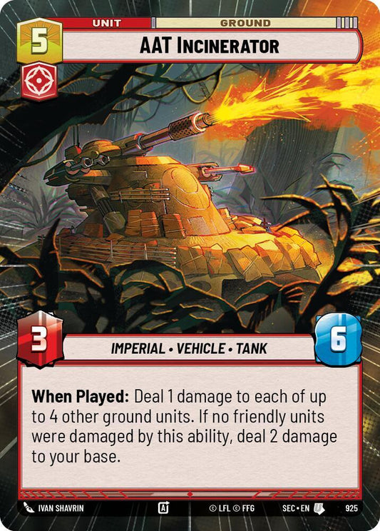 AAT Incinerator (Hyperspace Foil) [Secrets of Power] 925