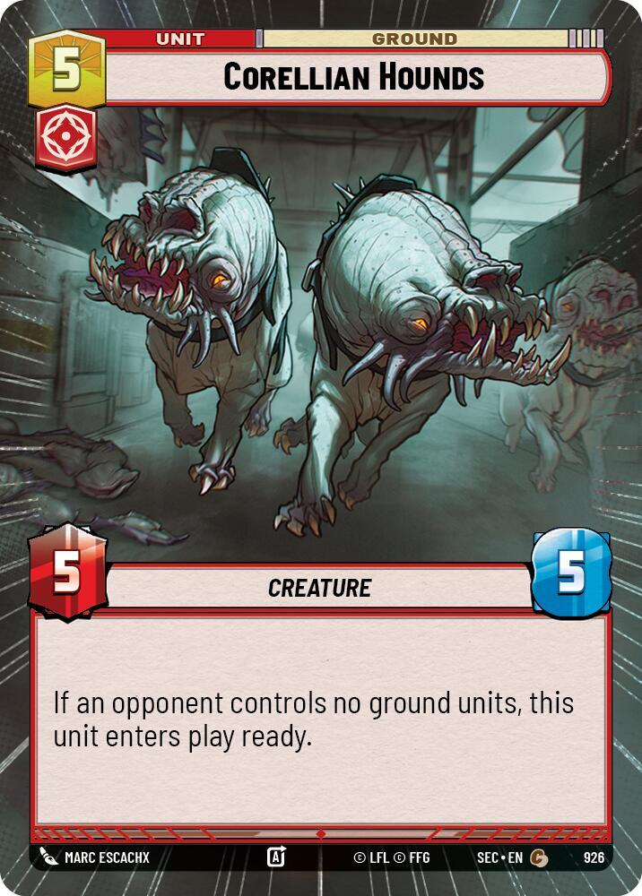 Corellian Hounds (Hyperspace Foil) [Secrets of Power] 926