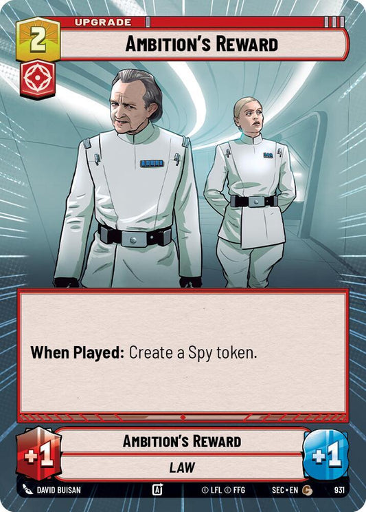 Ambition's Reward (Hyperspace Foil) [Secrets of Power] 931