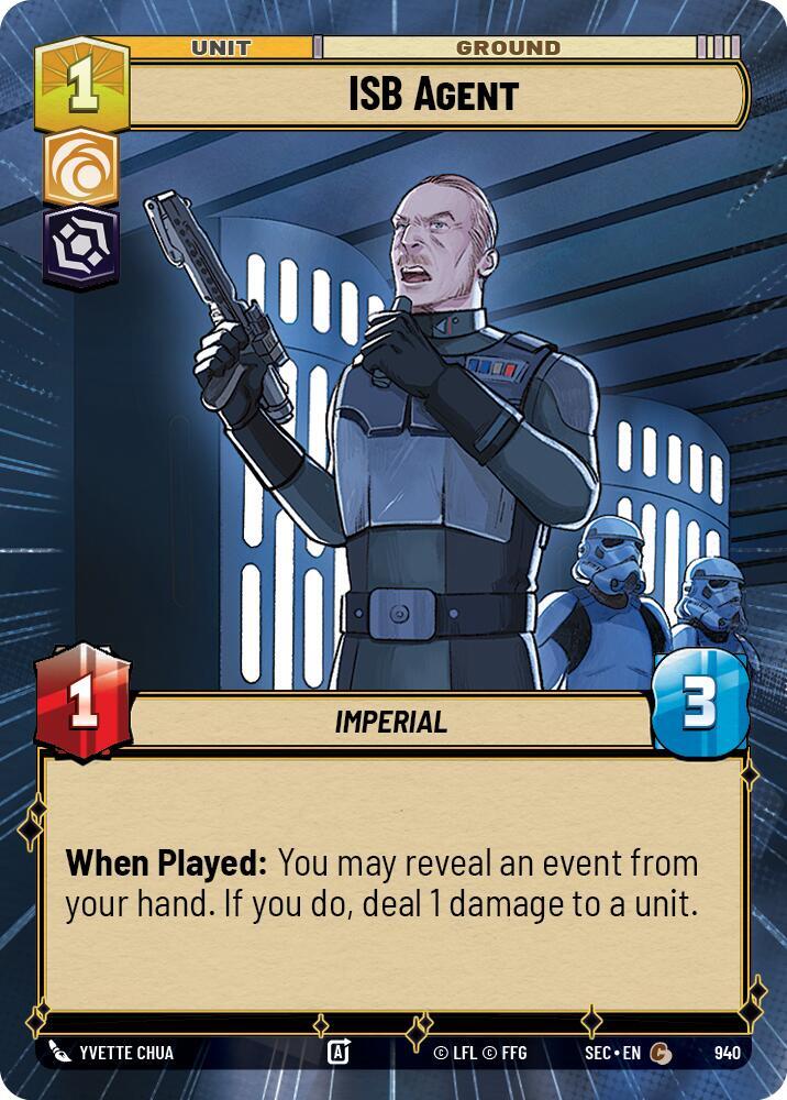 ISB Agent (Hyperspace Foil) [Secrets of Power] 940
