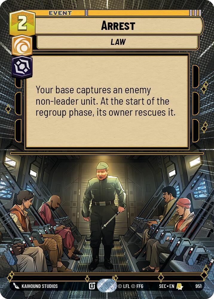 Arrest (Hyperspace Foil) [Secrets of Power] 951