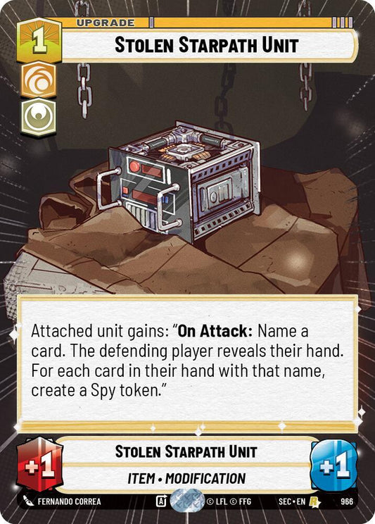 Stolen Starpath Unit (Hyperspace Foil) [Secrets of Power] 966