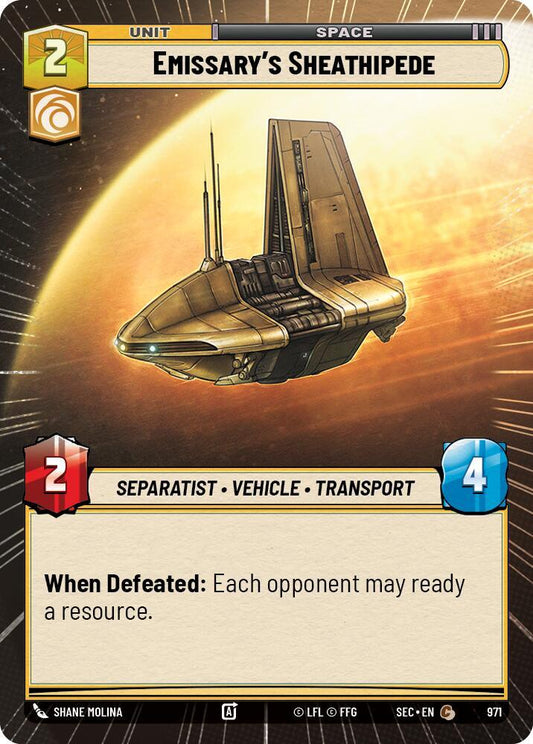 Emissary's Sheathipede (Hyperspace Foil) [Secrets of Power] 971