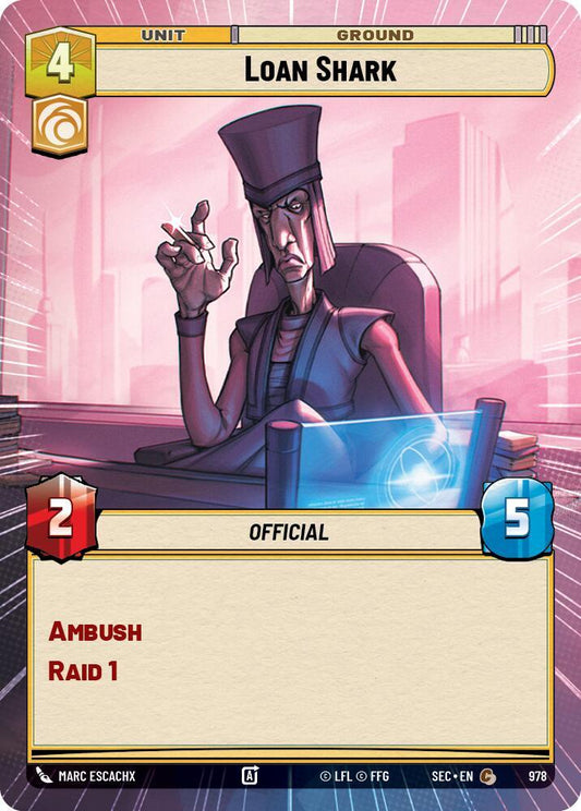 Loan Shark (Hyperspace Foil) [Secrets of Power] 978