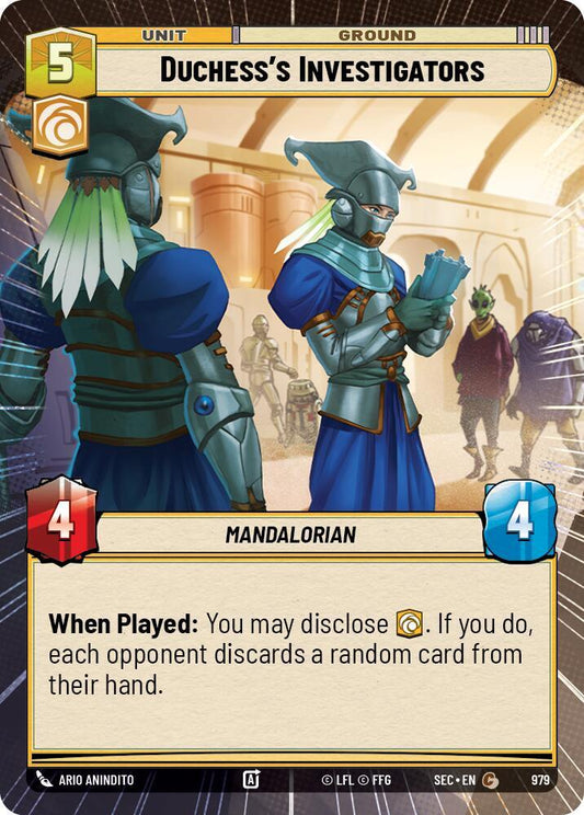 Duchess's Investigators (Hyperspace Foil) [Secrets of Power] 979