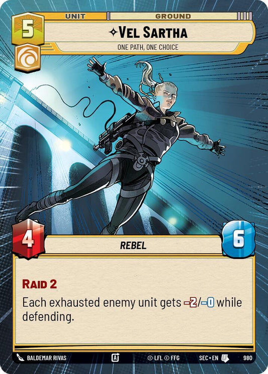 Vel Sartha - One Path, One Choice (Hyperspace Foil) [Secrets of Power] 980