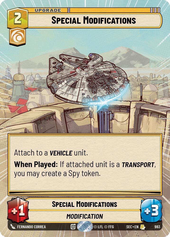 Special Modifications (Hyperspace Foil) [Secrets of Power] 983