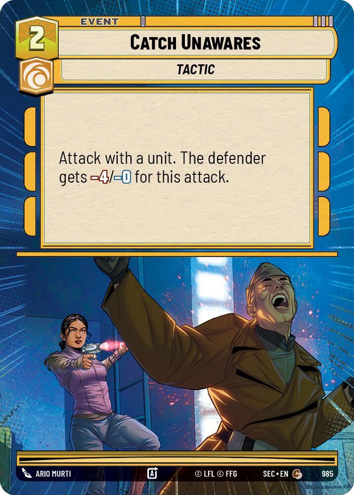 Catch Unawares (Hyperspace Foil) [Secrets of Power] 985