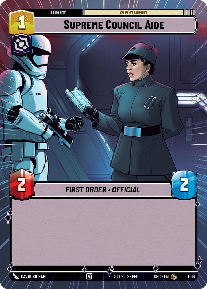 Supreme Council Aide (Hyperspace Foil) [Secrets of Power] 993