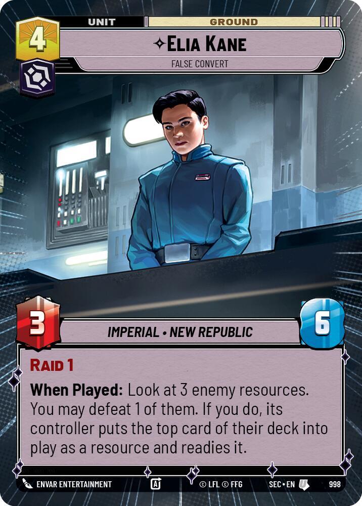 Elia Kane - False Convert (Hyperspace Foil) [Secrets of Power] 998