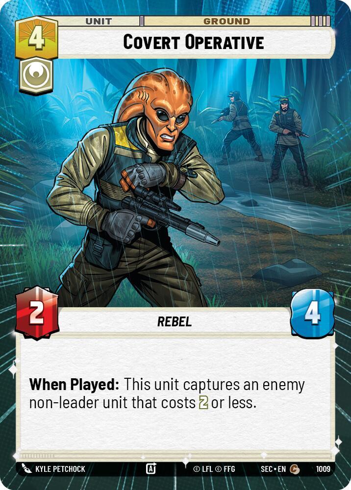 Covert Operative (Hyperspace Foil) [Secrets of Power] 1009