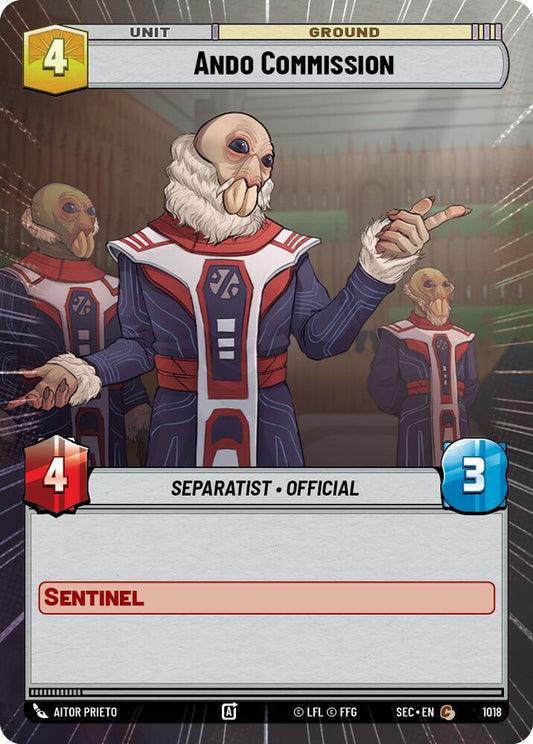 Ando Commission (Hyperspace Foil) [Secrets of Power] 1018