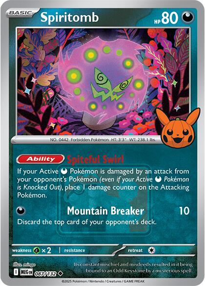 Spiritomb - 087/132 (Pokeween 2025) [Miscellaneous Cards & Products] 087/132