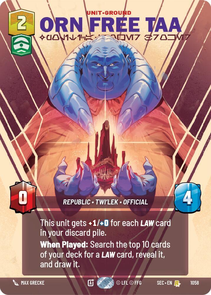 Orn Free Taa - Political Power Broker (Prestige) [Secrets of Power] 1058