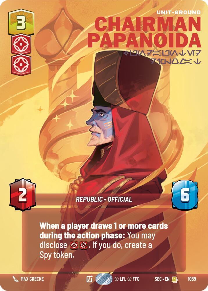 Chairman Papanoida - Undaunted Diplomat (Prestige) [Secrets of Power] 1059