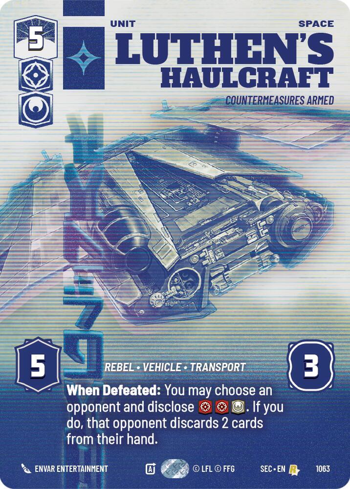 Luthen's Haulcraft - Countermeasures Armed (Prestige) [Secrets of Power] 1063