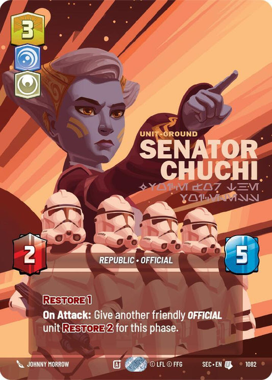 Senator Chuchi - Voice for the Voiceless (Prestige Foil) [Secrets of Power] 1082