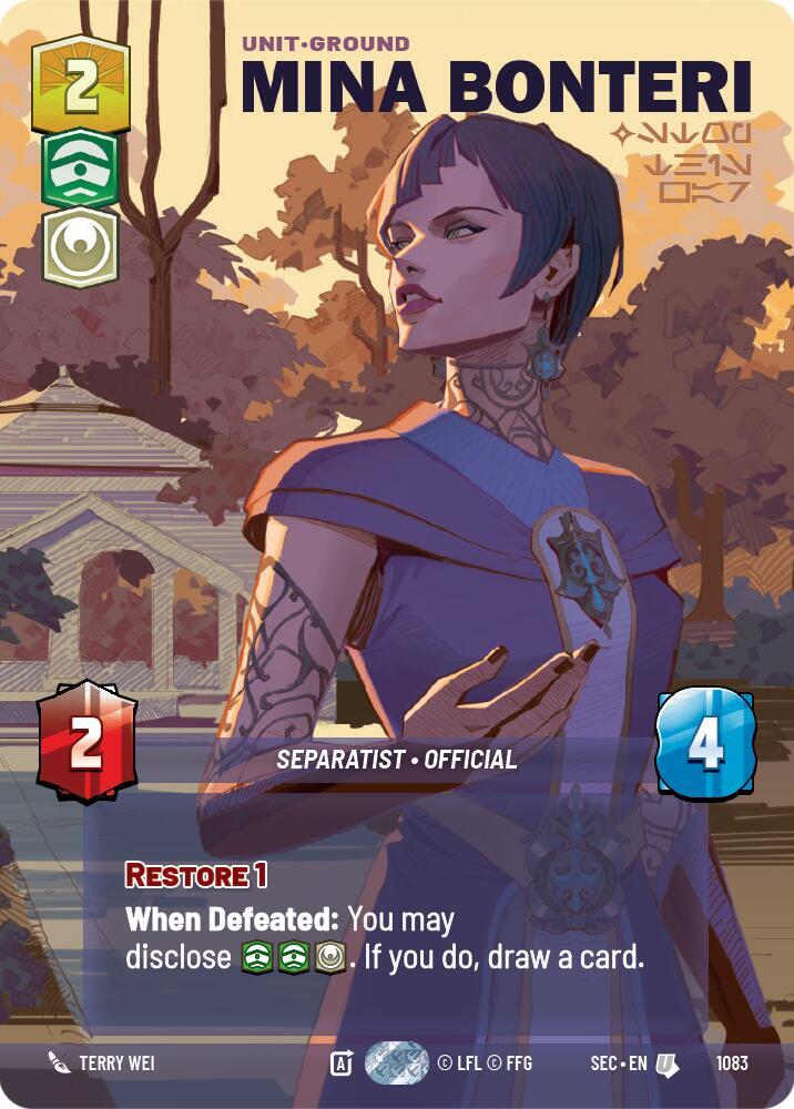 Mina Bonteri - Stop This War (Prestige Foil) [Secrets of Power] 1083