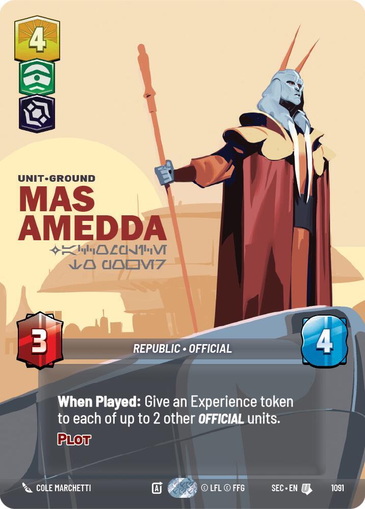 Mas Amedda - Accomplice to Power (Prestige Foil) [Secrets of Power] 1091