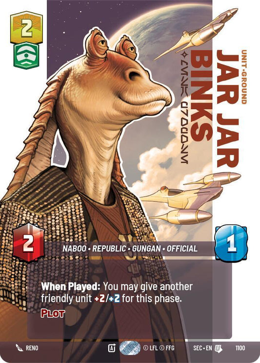 Jar Jar Binks - Mesa Propose (Prestige Foil) [Secrets of Power] 1100